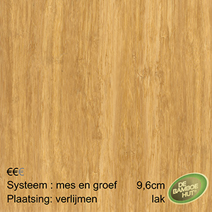 Bamboevloeren Bamboe Supreme naturel DT gelakt