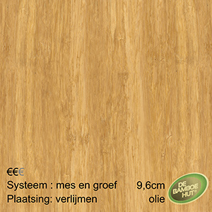 Bamboevloeren Bamboe Supreme naturel DT geolied