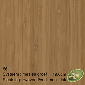 Bamboevloeren Bamboe Large caramel SP geolied