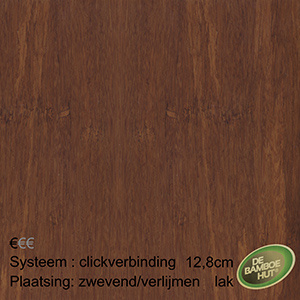 Topbamboo DT caramel geborsteld gelakt