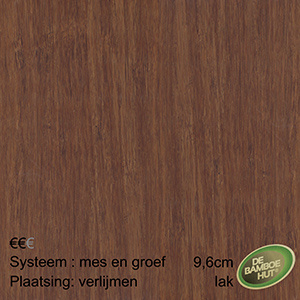 Purebamboe caramel DT transparant gelakt