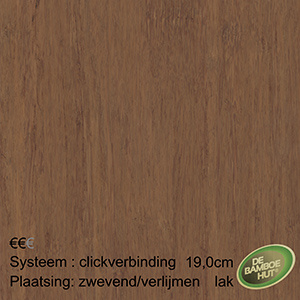  Bamboo caramel large DT gelakt 