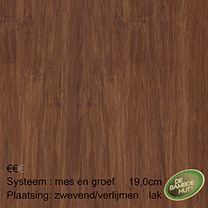 Bamboe Elite caramel DT gelakt