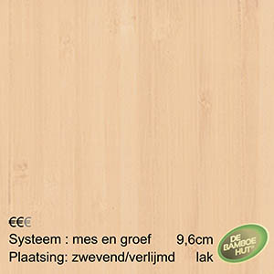 Bamboe Solid S sand side pressed lak