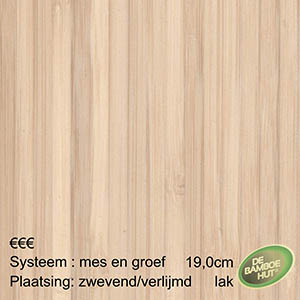 Bamboe Large Sand side pressed lak