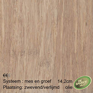 Bamboe Solid L Sand density geolied