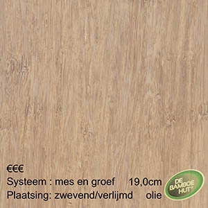 Bamboe visgraat Sand density olie
