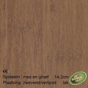 Bamboe Solid L caramel density gelakt