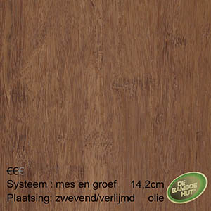 Bamboe Solid L caramel density geolied