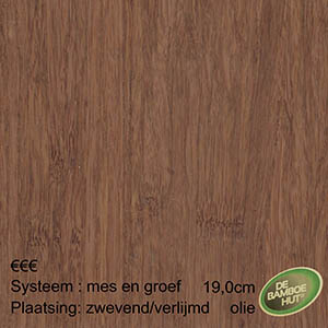 Bamboe Large caramel density geolied