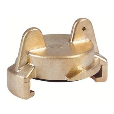 RIV messing afsluitkap met bajonetaansluiting type 3303, universeel