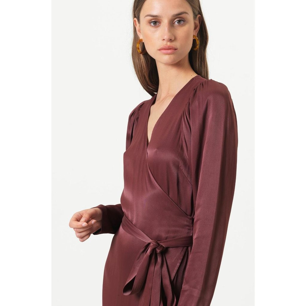 second female veras strap wrap dress