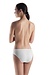 Hanro White Cotton Seamless Slip