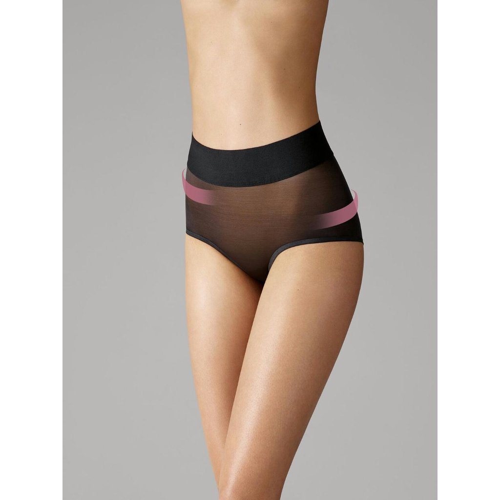 Wolford Black Sheer Touch Control Panty 4W2010