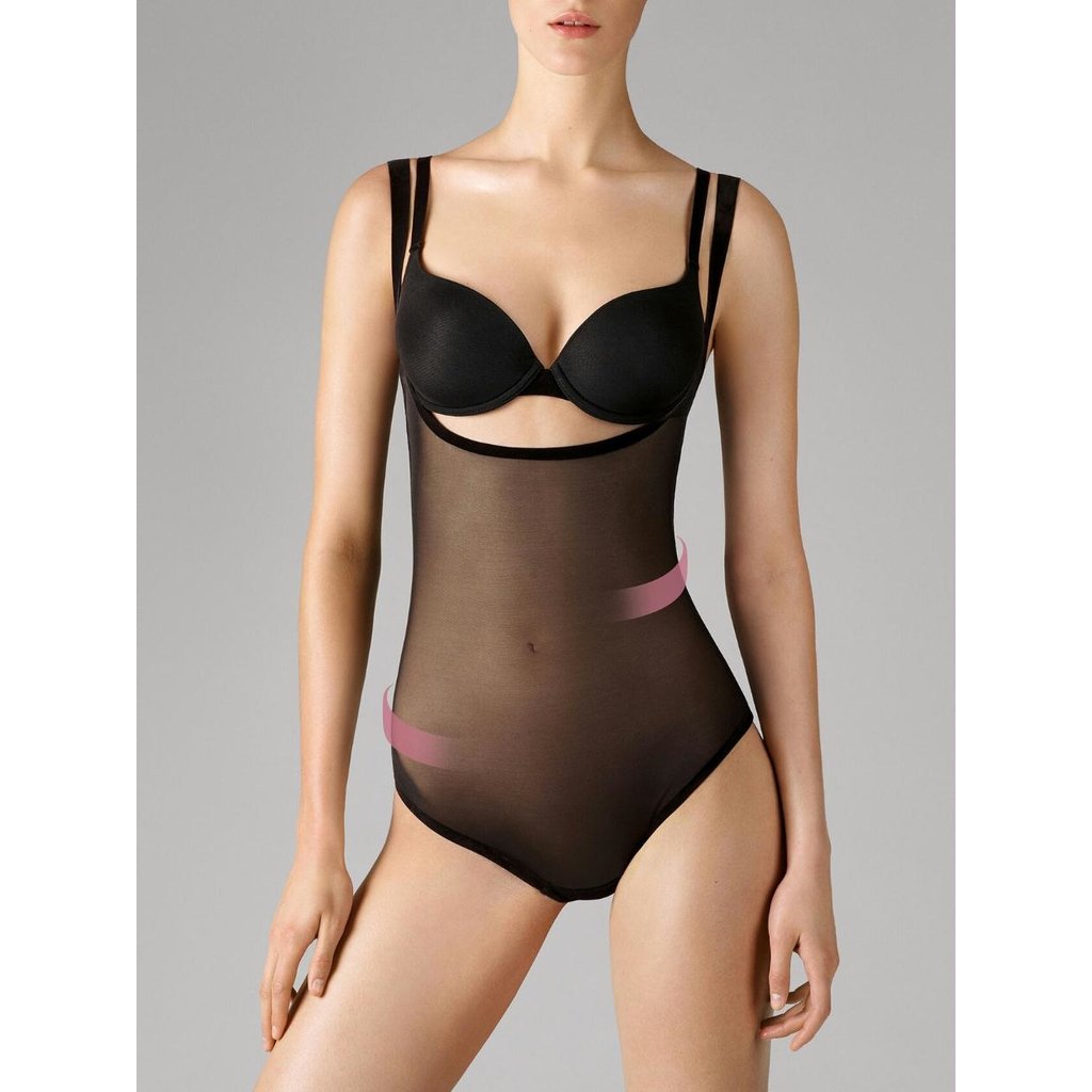 Wolford Black Tulle Forming Body 4W3003