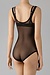 Wolford Black Tulle Forming Body