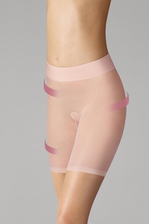 Wolford Rosepowder Sheer Touch Control Shorts