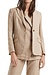 Marc Cain Camel Plaid Blazer