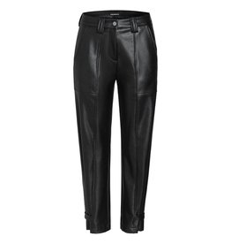 Cambio Cambio Black Malin Faux Leather Trousers 6305-0239-01