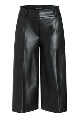 Cambio Black Camilla Faux Leather Trousers