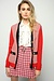 Pinko Red Cardigan