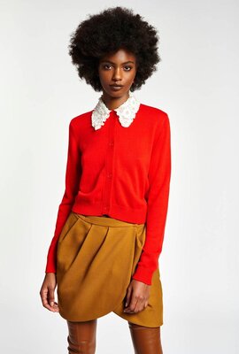 Essentiel Antwerp Red Cardigan