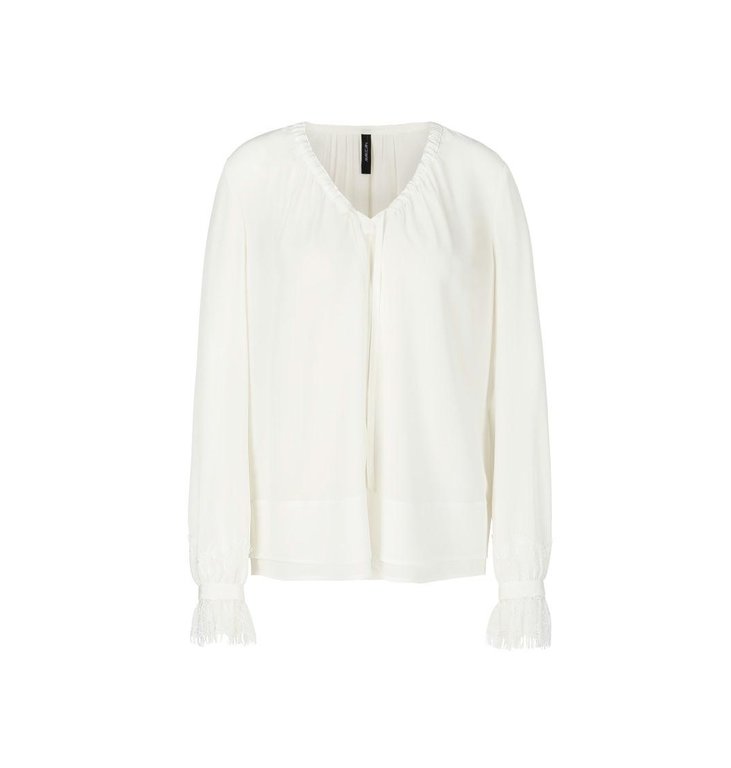 Marc Cain Marc Cain Off White Blouse RC5113-W81
