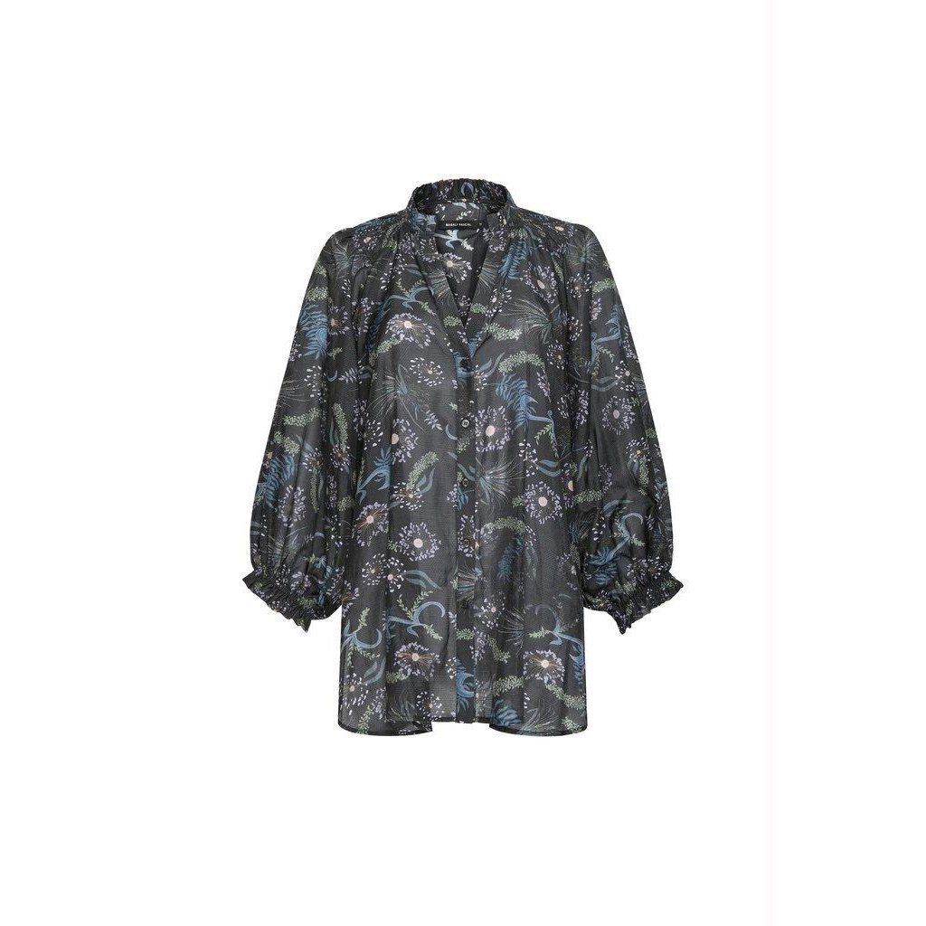 Magali Pascal Wild Flower Dark Blouse Isabel Shirt