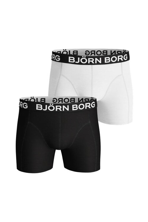 Bjorn Borg Black/White Shorts 2-pack brede band