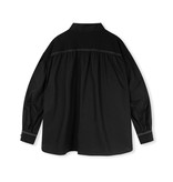 10Days Black oversized blouse 20-400-2201