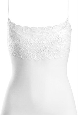 Hanro White Moments spaghetti top