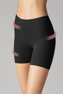 Wolford Black Cotton Control Shorts