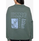 Anine Bing Green Cody Sweatshirt Bing Live #A-08-5220-310
