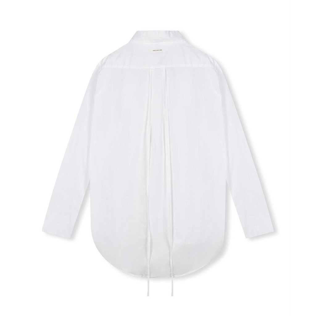 10Days White long poplin shirt 20-402-2201
