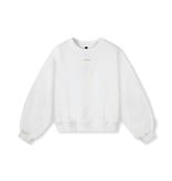 10Days White cropped easy sweater 20-822-2201