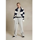 10Days Ecru/dark blue soft jacket stripe 20-501-2201