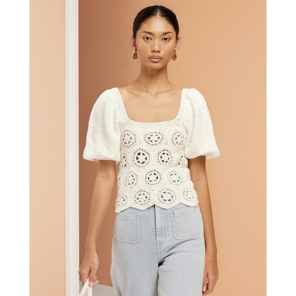 Magali Pascal Off White Top Hattie