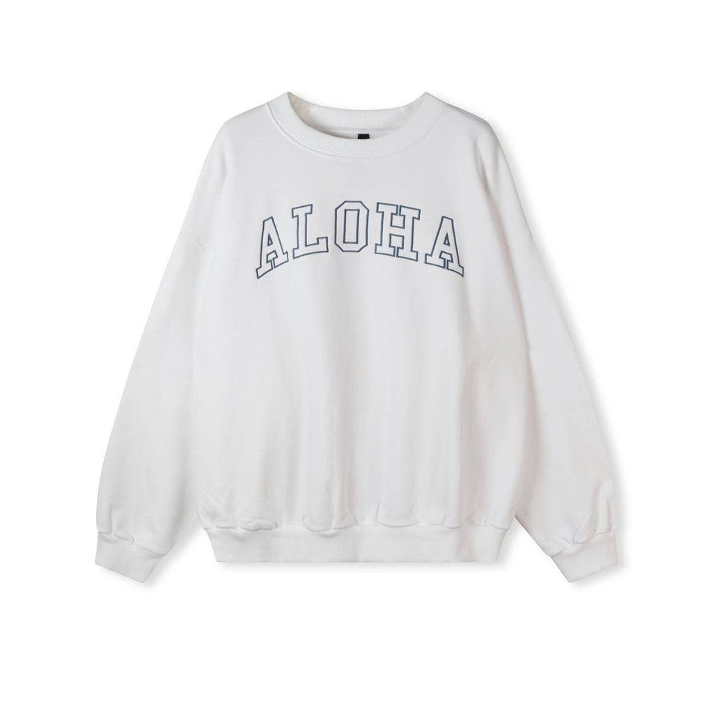 10Days White sweater aloha 20-801-2202