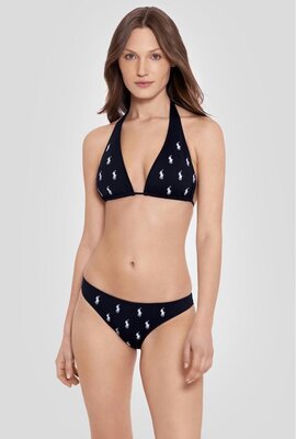 Polo Ralph Lauren Black Logo Icons Bikini Set