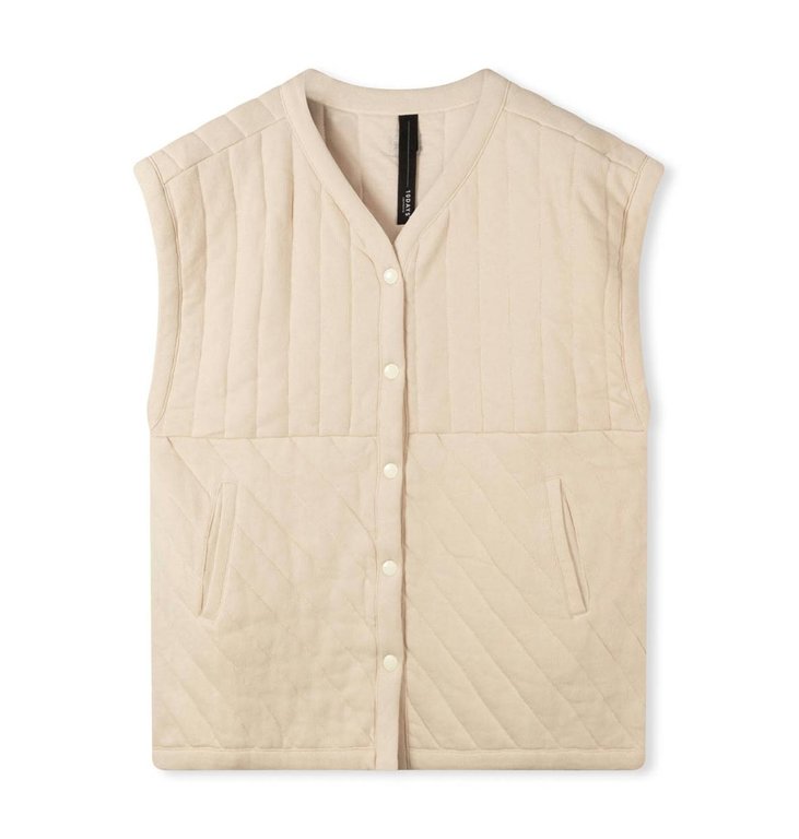 10Days 10Days Light Safari quilted fleece vest 20-501-2202