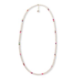 10Days 10Days White beaded necklace long 20-982-2202