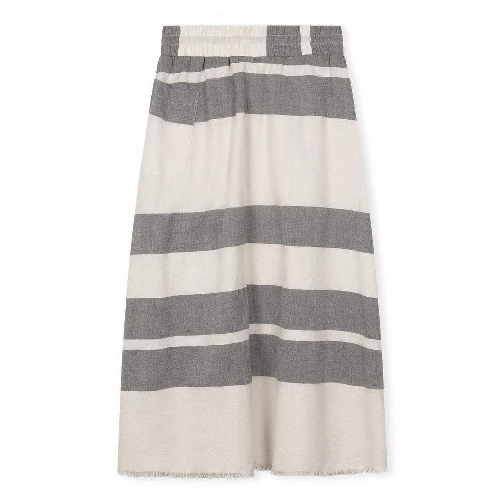 10Days Off White skirt block stripe 20-101-2203