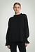 Wolford Black Cashmere Loose Top Long Sleeve