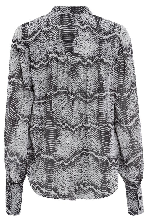 Marc Aurel Pearl grey varied Blouse