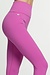 Lune Active Fuchsia High Waisted Rib Legging