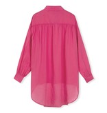 10Days flamingo pink long oversized blouse 20-405-2204