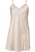 Lady Avenue Rose powder Pure Silk Slipdress