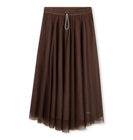 10Days 10Days Brown Melange tulle skirt 20-107-2204