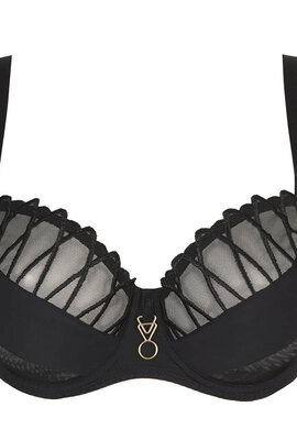 Prima Donna Black Arthill Tulip Balcony Bra