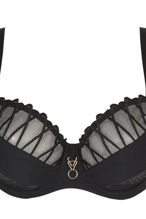 Prima Donna Black Arthill Tulip Balcony Bra